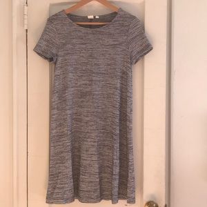 Gap swing dress in blue/white